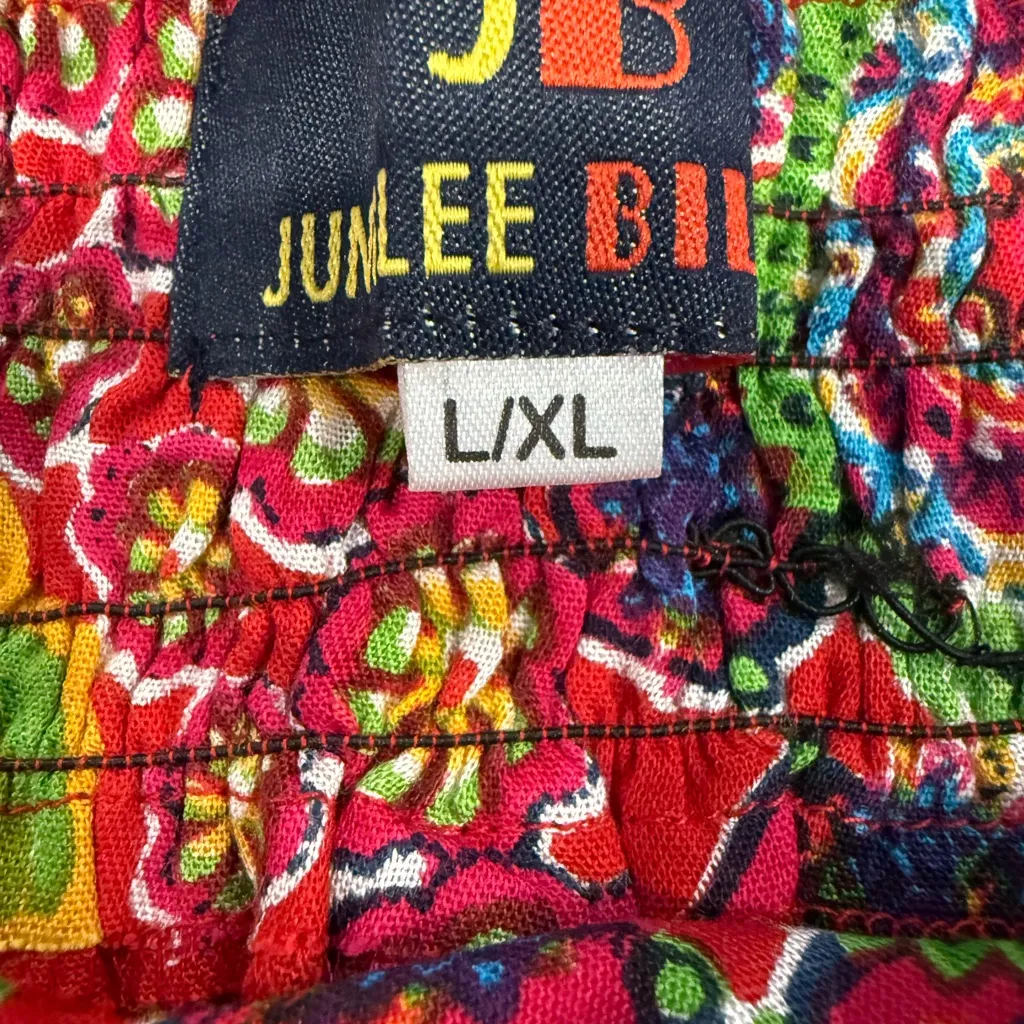 JB Women's Vibrant Red Patterned Athletic Shorts Size undefined - Image 2