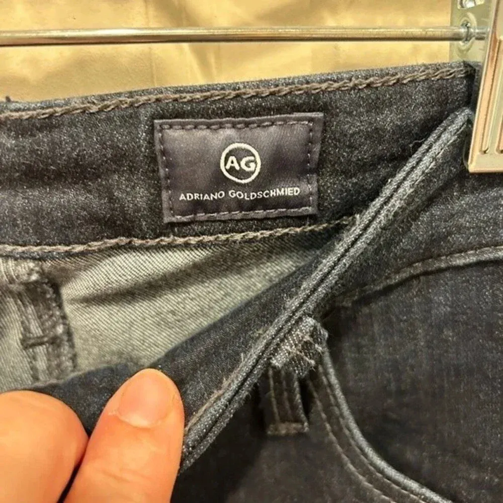 AG Adriano Goldschmied The Farrah Skinny High Rise Dark Wash Skinny‎ Jeans 28R - Image 9