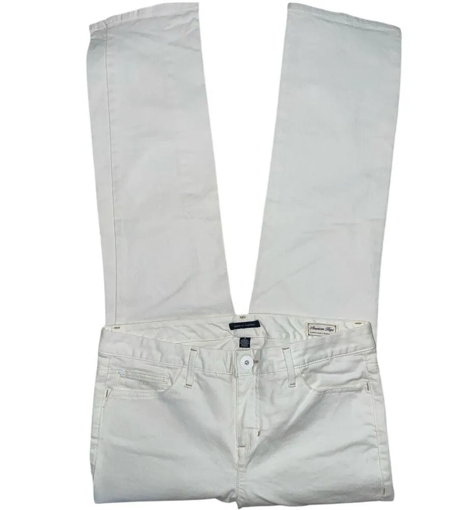 Tommy Hilfiger American Hope Classic Rise White Skinny Jeans 10 - Image 2