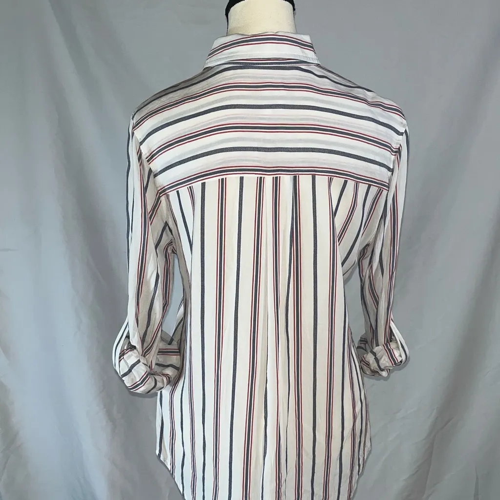 Liverpool  Striped Button-Up Women's Top - Image 2