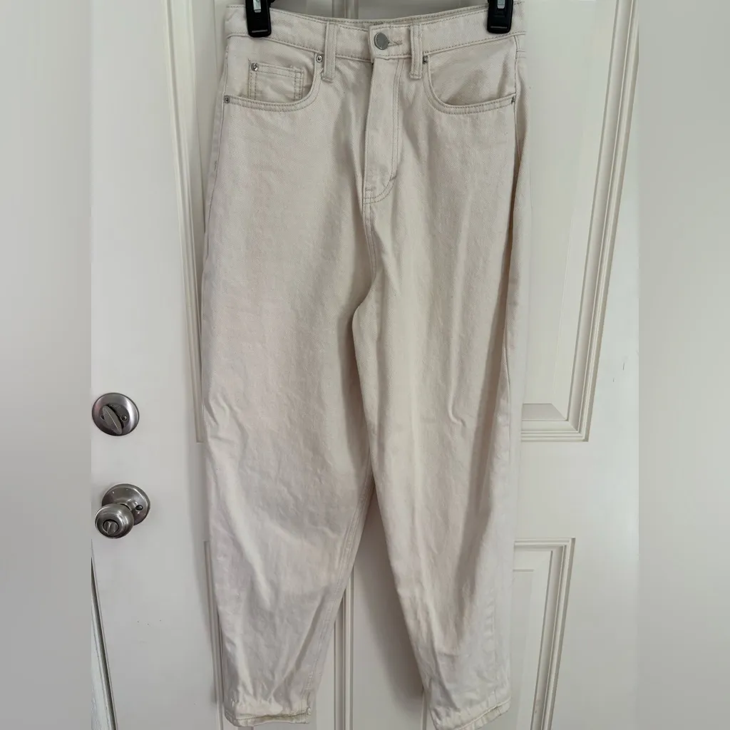 Weworewhat Ultra High Rise Balloon Leg Tapered Jeans Size 25 - Image 5