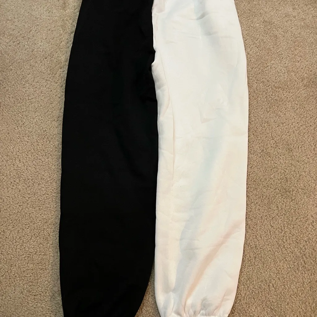 SHEIN Monochrome Butterfly Track Sweatpants - Image 4