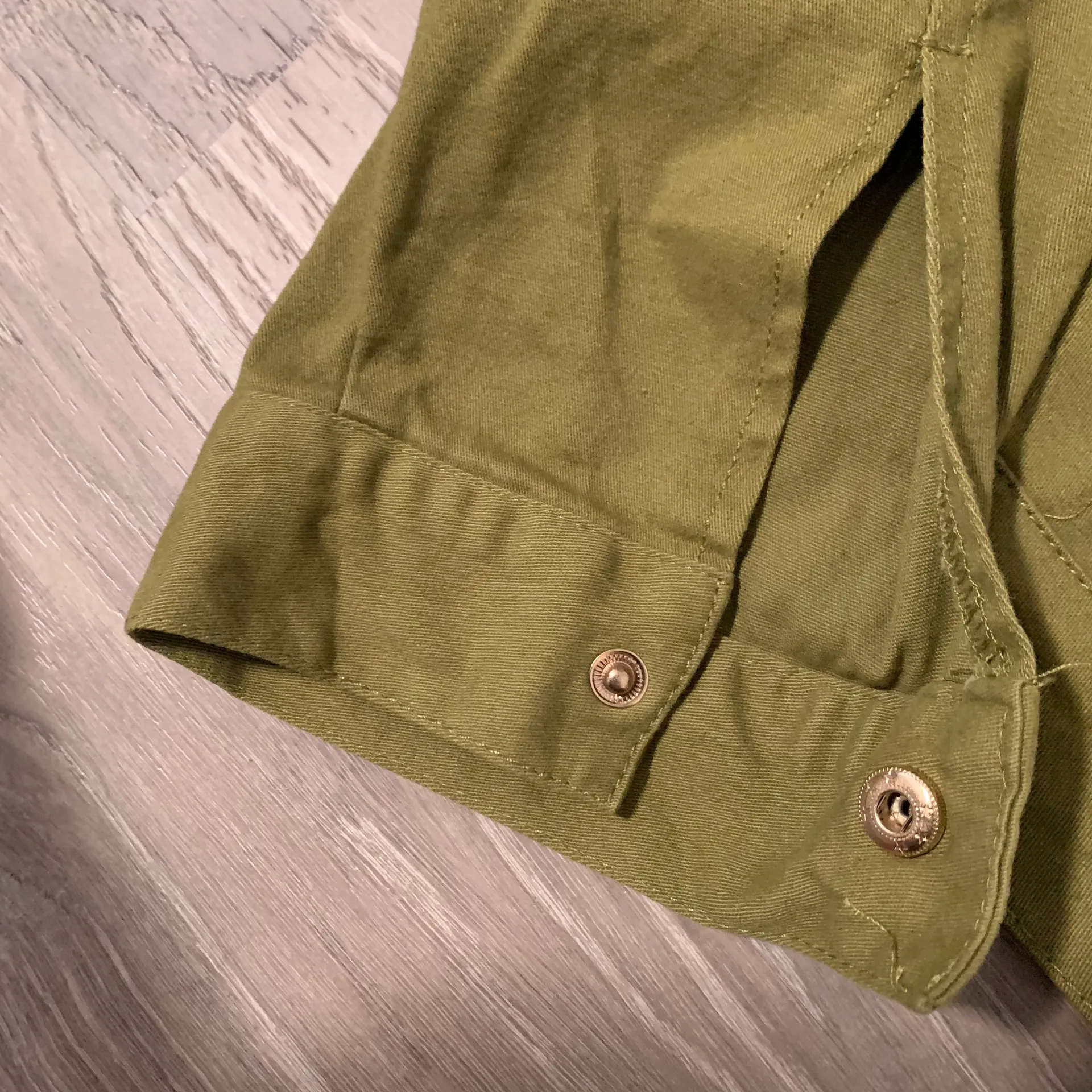 NWT  Olive Green Crop Jacket - Image 4