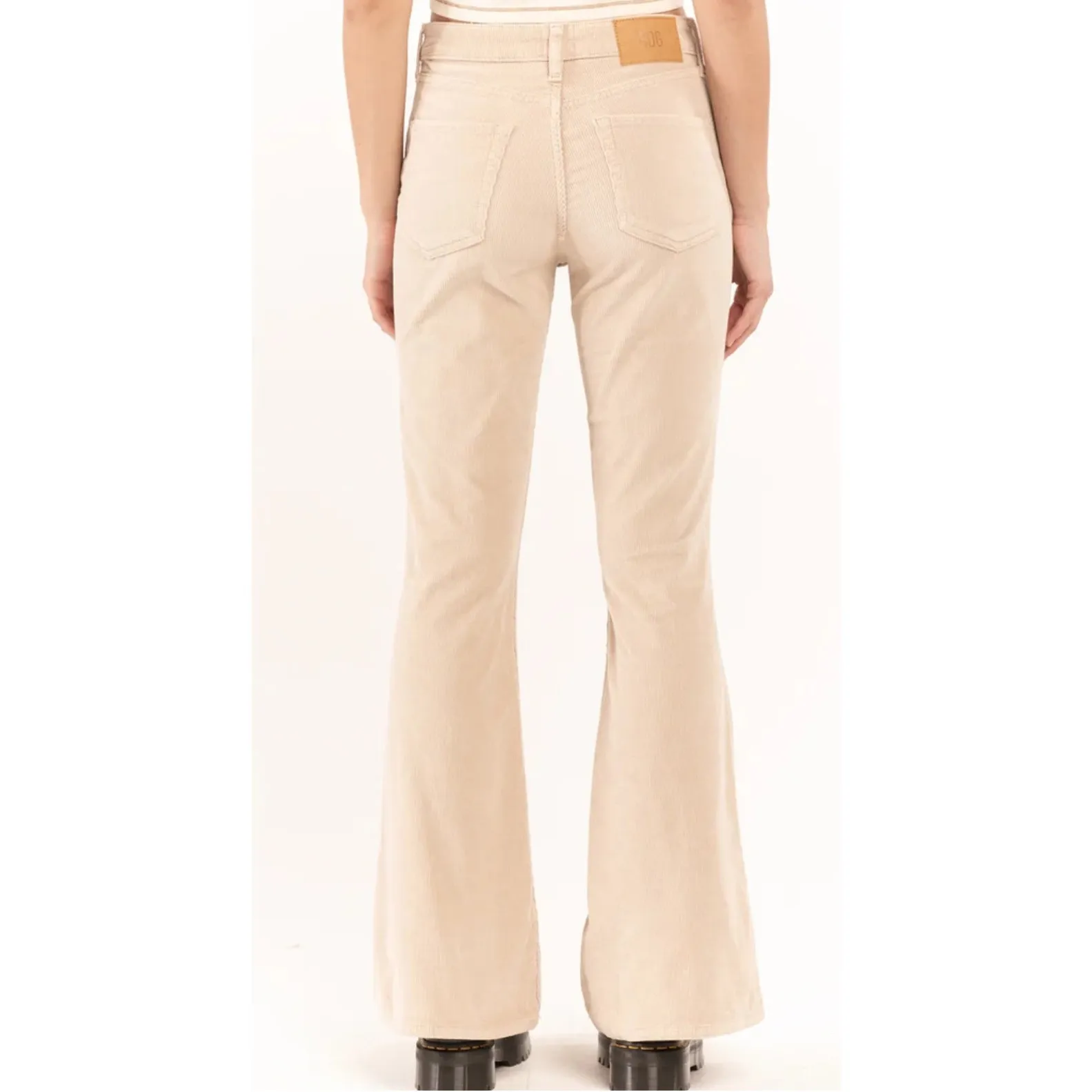 BDG Urban Outfitters Light Green Corduroy Mid rise Flare Pants 30W 32L - Image 4