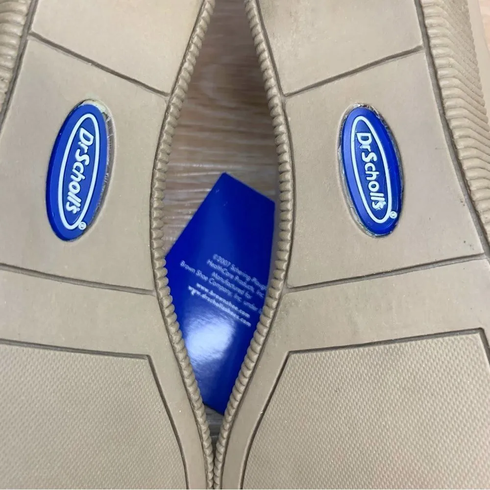 NWT Dr. Scholl’s Slip On Nude Comfort Leather Wedges - Image 11