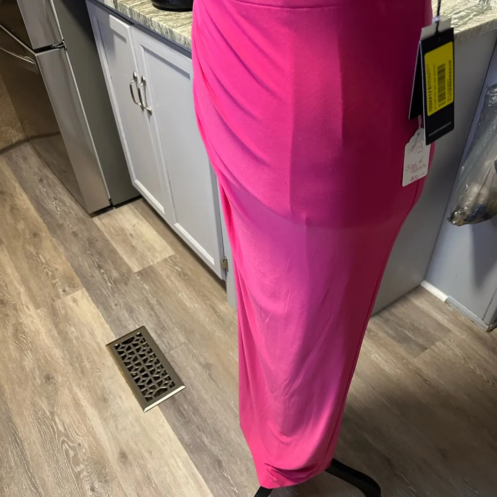 Adrianna Papell One-Shoulder Jersey Dress - Image 4