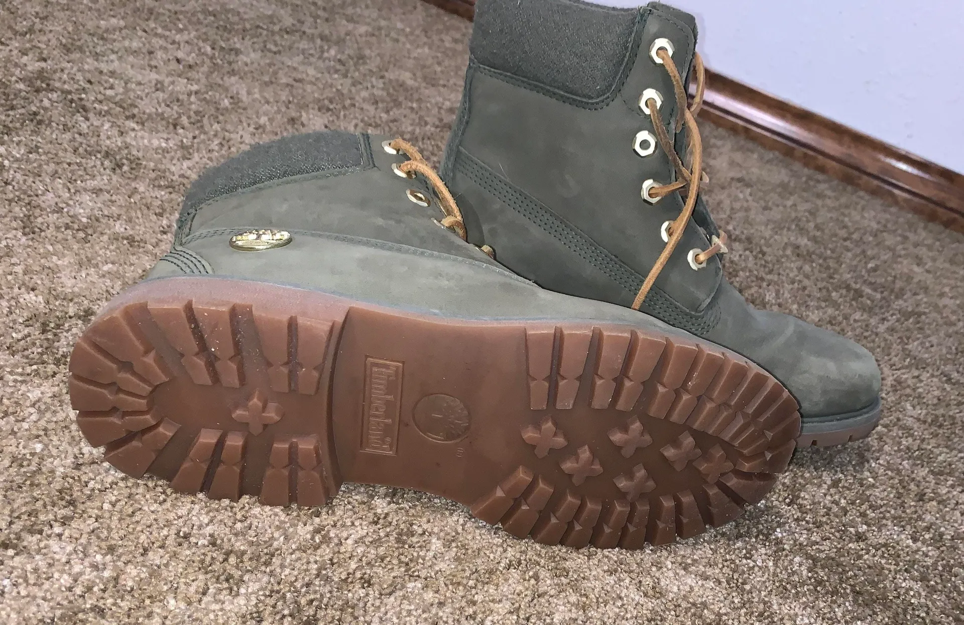 Timberland Olive Green  Boots - Image 4