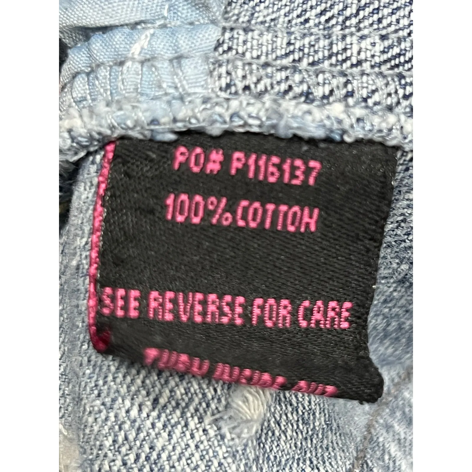 Y2K boho jeans capri patchwork boho hippie distressed artsy streetwear cropped Blue Size undefined - Image 13