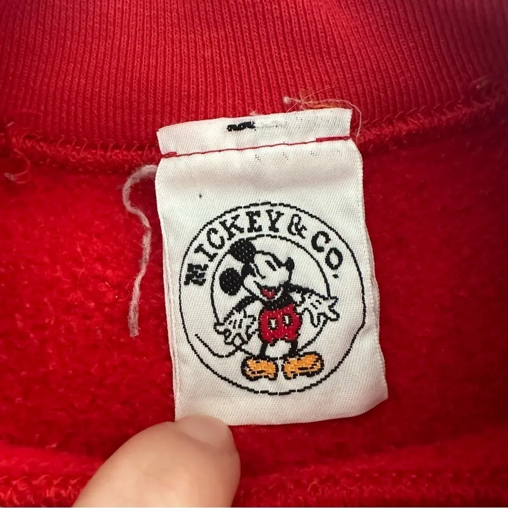Vintage 90’s Disney Mickey Mouse Crewneck Sweatshirt - Image 5