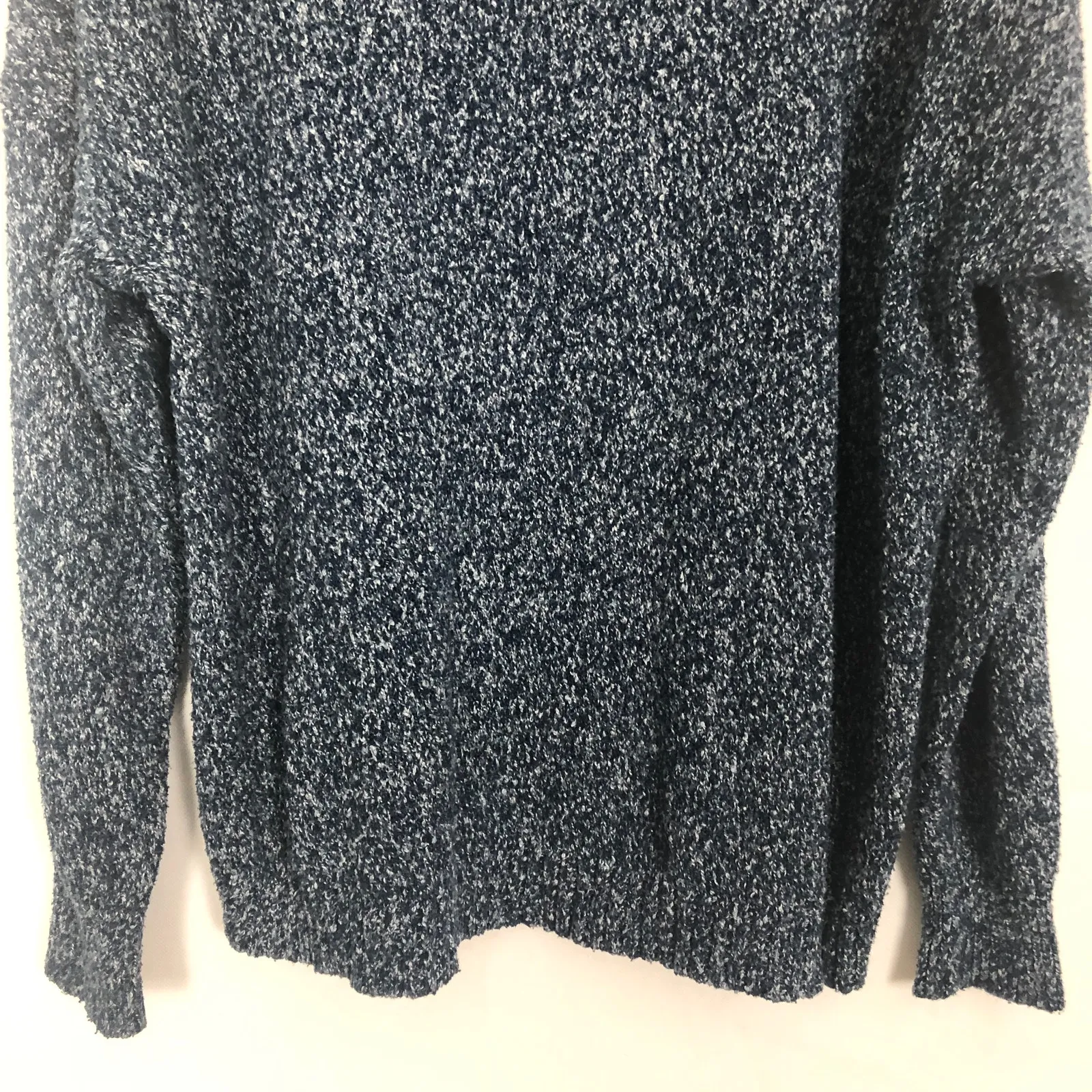 14th & Union Marled Long Sleeve Blue Sweater Size M - Image 8