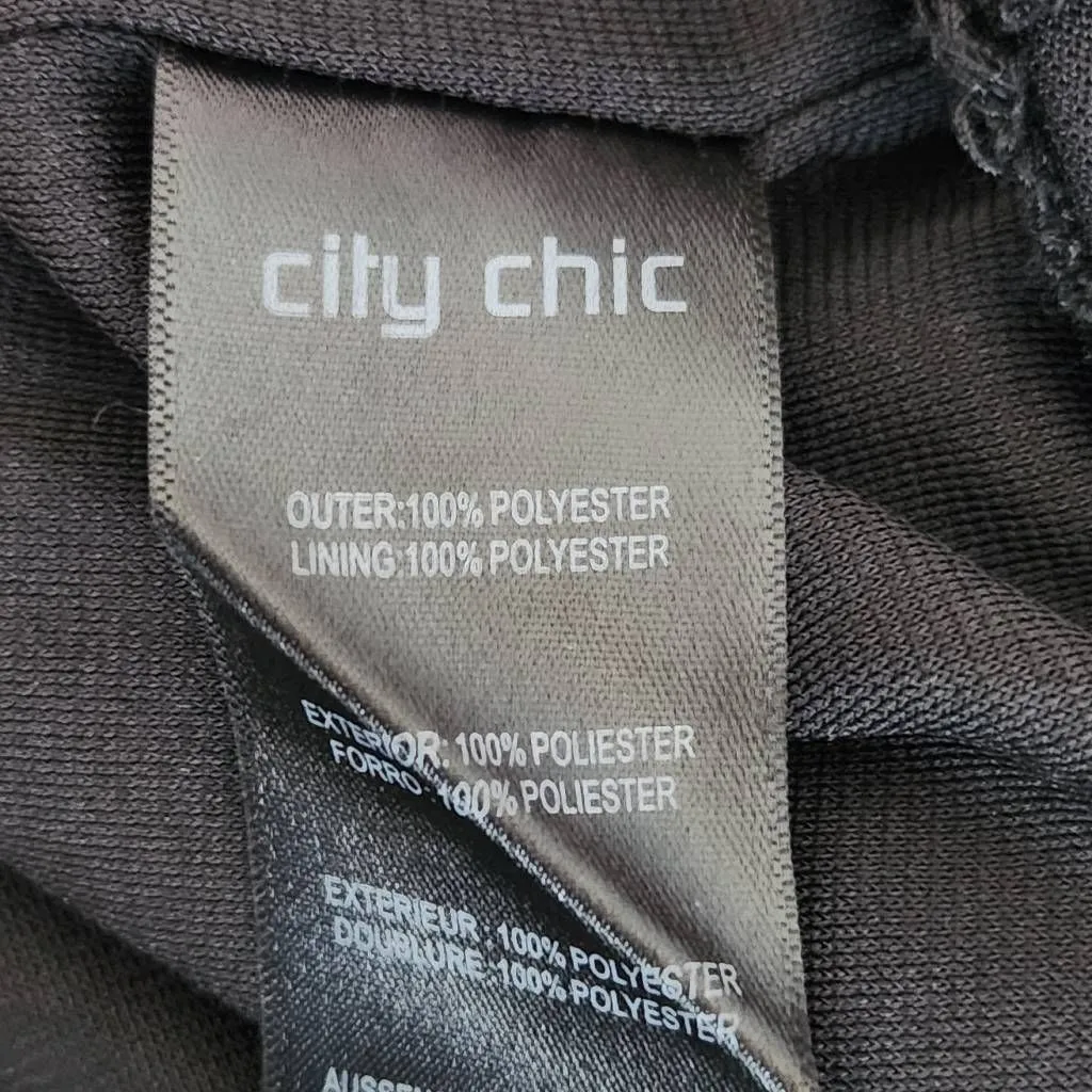 City Chic Long Sleeve Black Sequin Sheath Dress Size XL NWT Sequin Formal Dress - Image 10