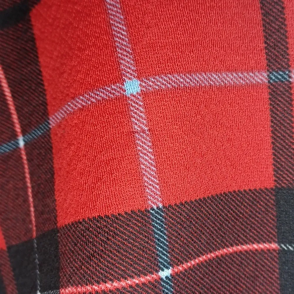 Allegra K red and black plaid school girl skater 90’s skirt - Image 6