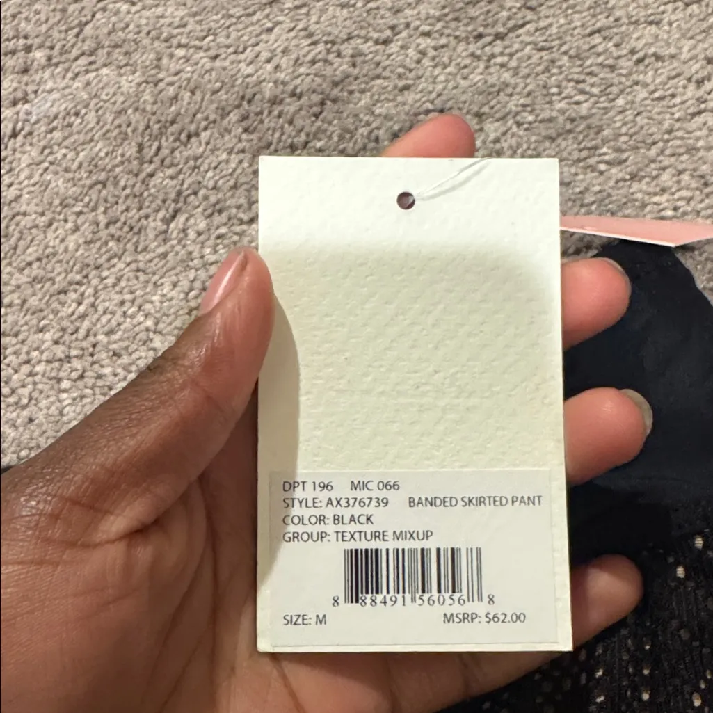 Alex Marie Fit Solution Black/Cream Two Piece Tankini & Skirt Swim Set SIZE M - Image 8