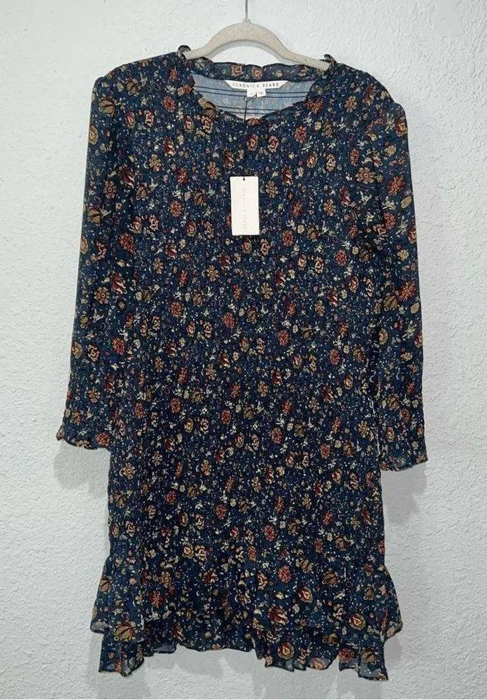 Veronica Beard Farha Smocked Mini Dress - Image 7