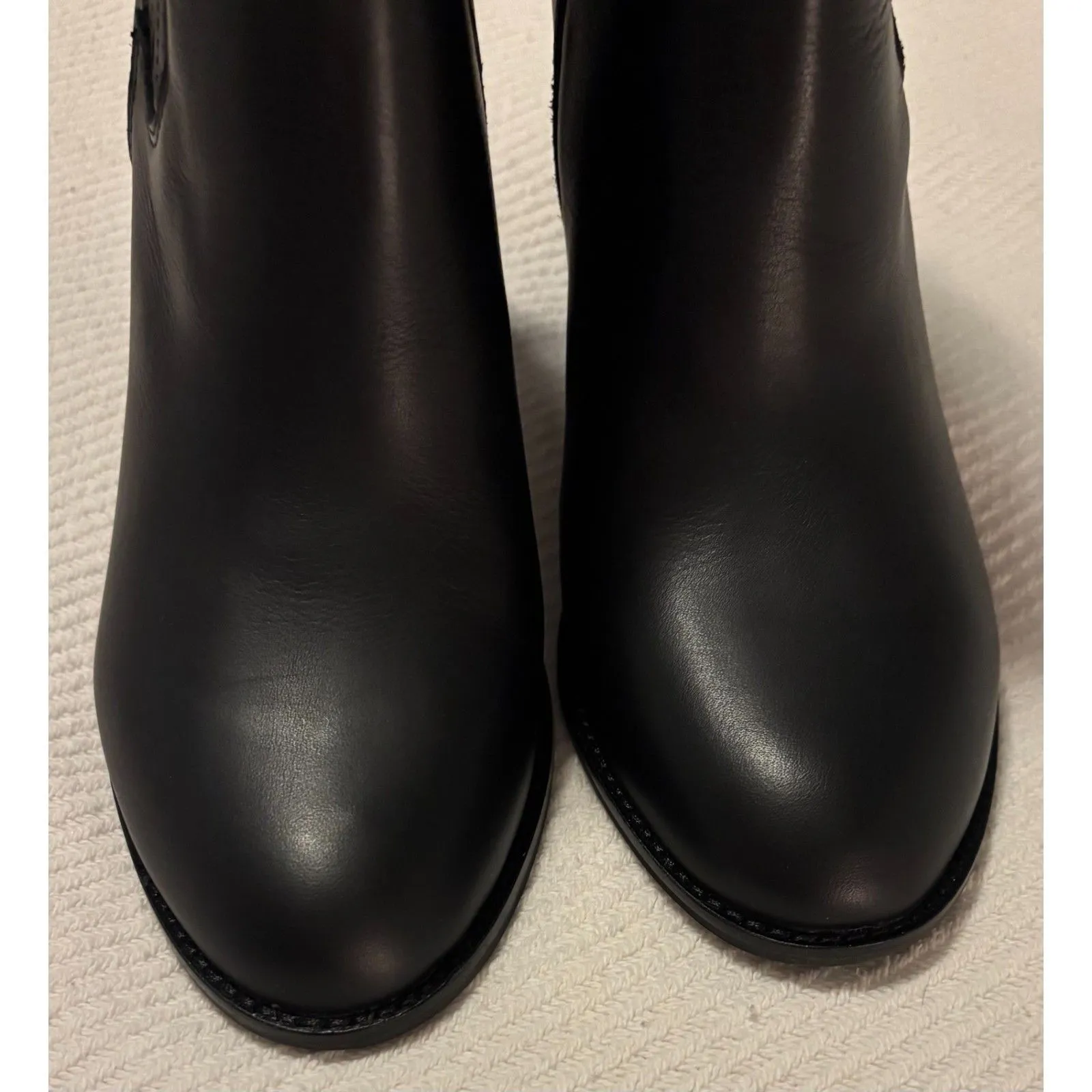 NWT Blondo Giada Waterproof Heeled Leather Boots, Black, Sz. 8.5 - Image 7