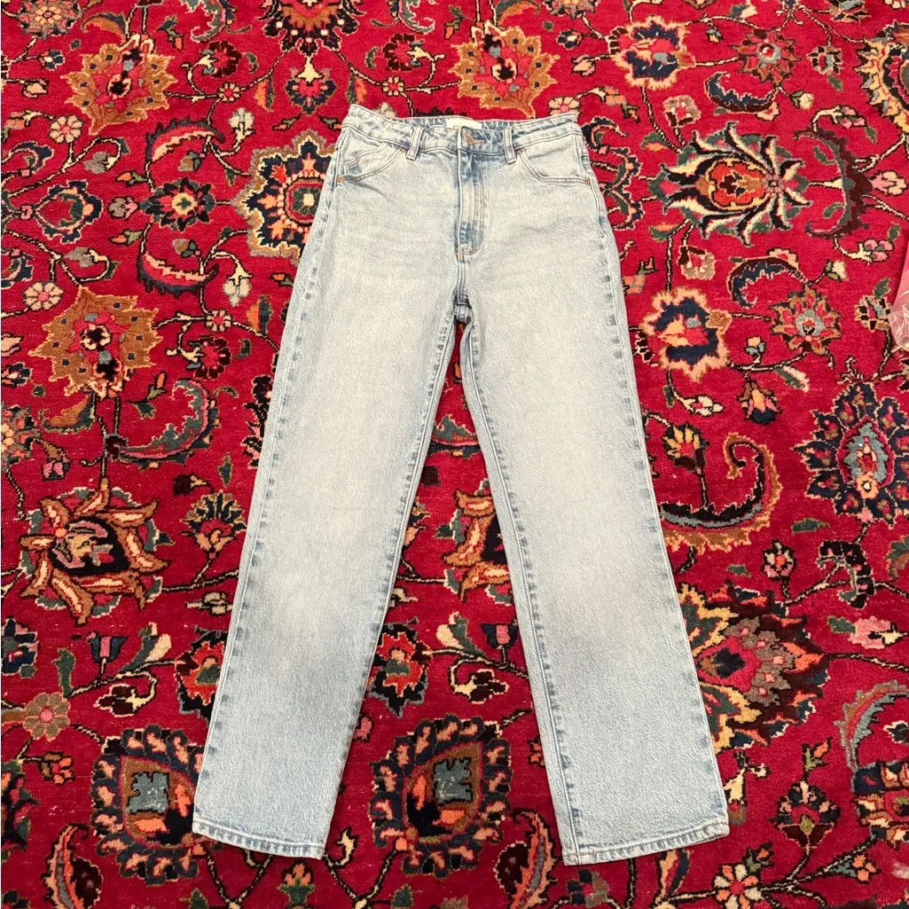 Rolla’s Original High Rise Straight Jeans G’Day Mate Wash Size 27 Blue - Image 5