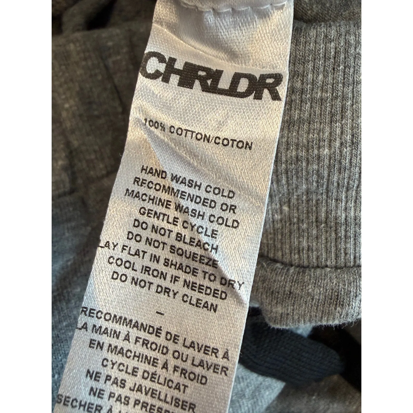 NEW Chrldr Love Heart Flat Pocket Sweatpants Womens Large Grey Streetwear Jogger Gray - Image 7