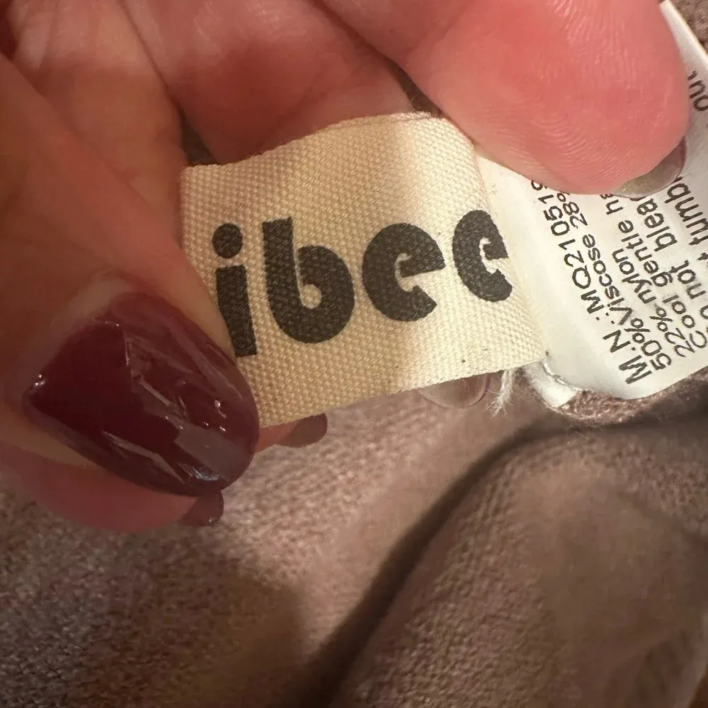 NWOT MINIBEE TAN Mock Neck Long Sleeve Sweater Dress Size XL - Image 10