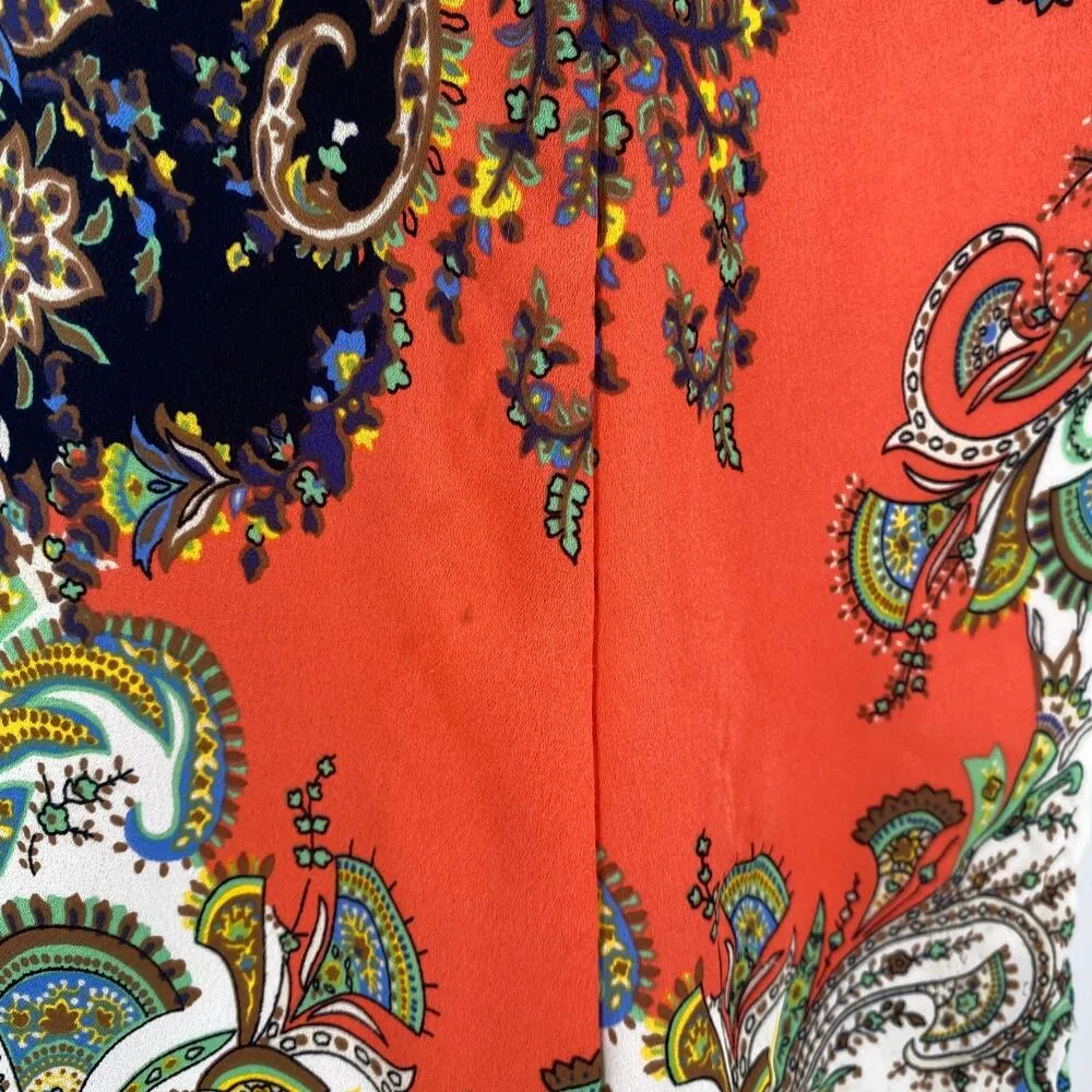 Abbeline Women's Paisley V-Neck Tank Top Blouse Size XS - Image 6