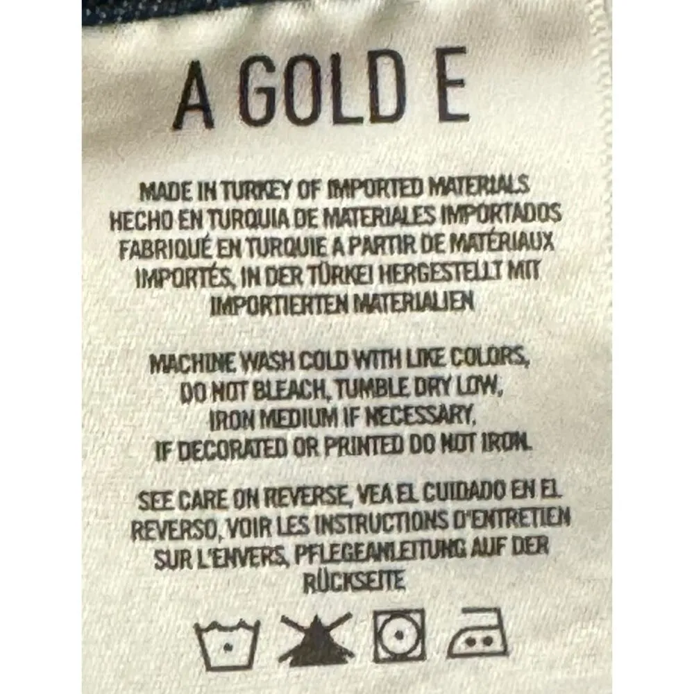 Agolde Women's Jeans Roxanne Super High Rise Skinny Denim Dark Wash Blue Size 25 - Image 9