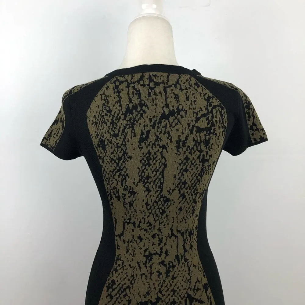 Walter Baker Collette Bodycon Snake-Print Dress XS - Image 10
