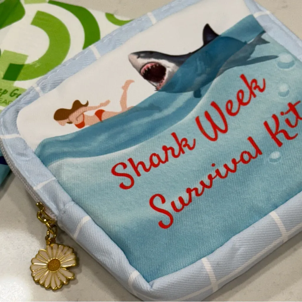 Shark Week Survival Kit Cosmetic Bag - Image 3