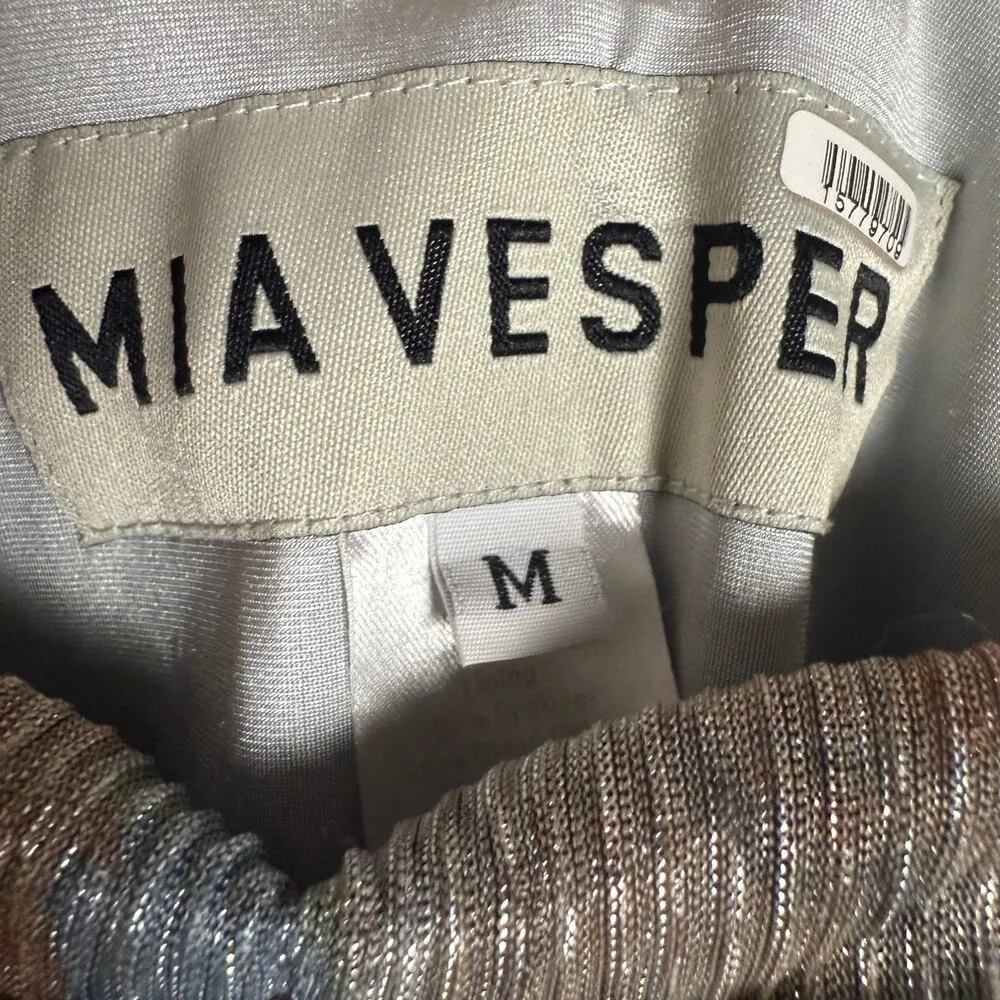 Mia Vesper Mermaid Dusty Floral Print Ruffled Sweetheart Mermaid Dress Size M Blue Size M - Image 12