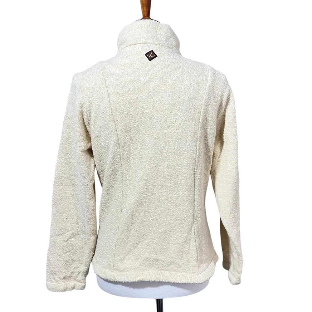 prAna  Butter Yellow Half Zip pullover Size M - Image 4