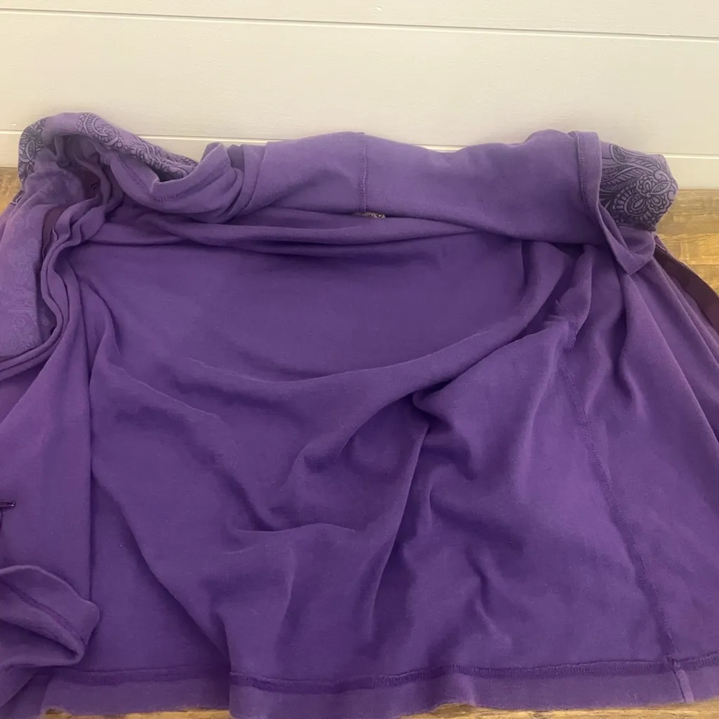 LSU women’s zip‎ front jacket with hood size XXL - Image 5