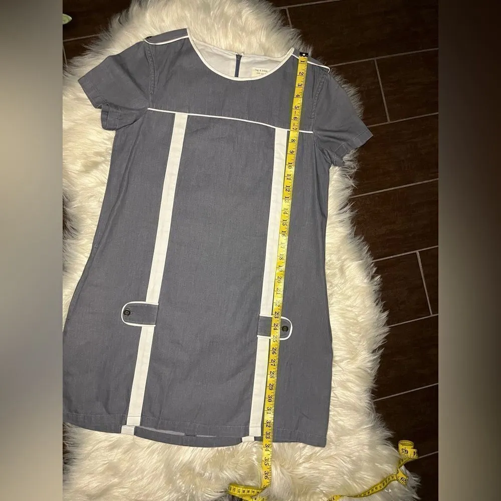 Rag & Bone chambray cotton dress Sz 6 - Image 6