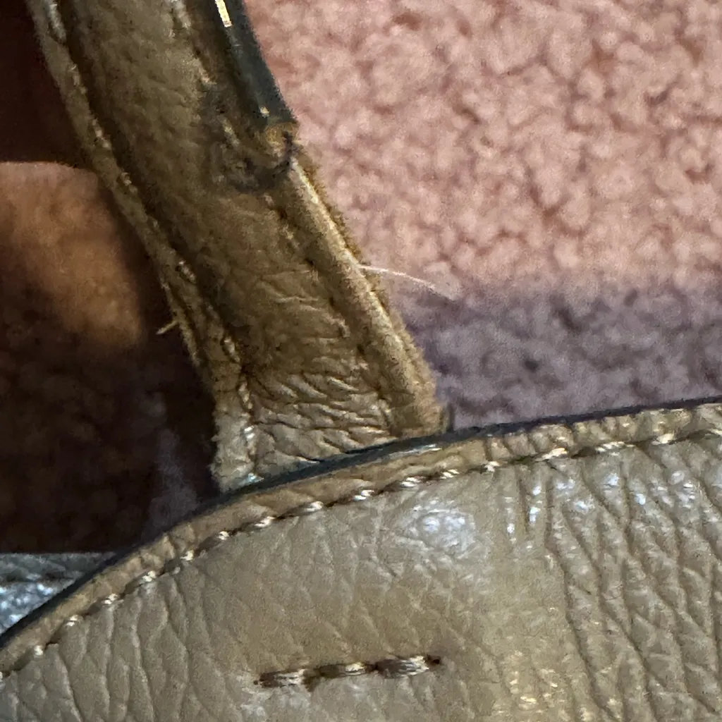 GUC KARL LAGERFELD Murl Mushroom Light Brown Tan LH8BR549 Handbag - Image 13