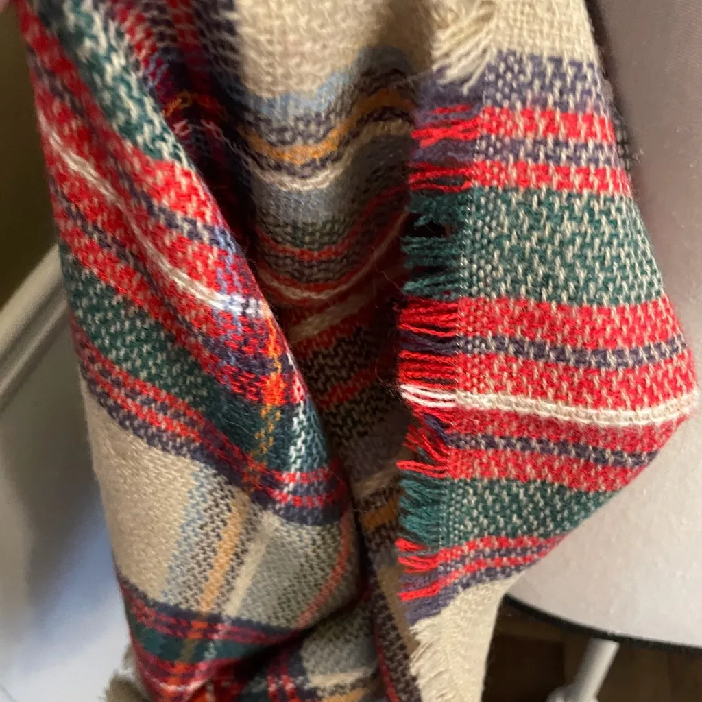 ModCloth Soft Plaid Scarf/Shawl - Image 2