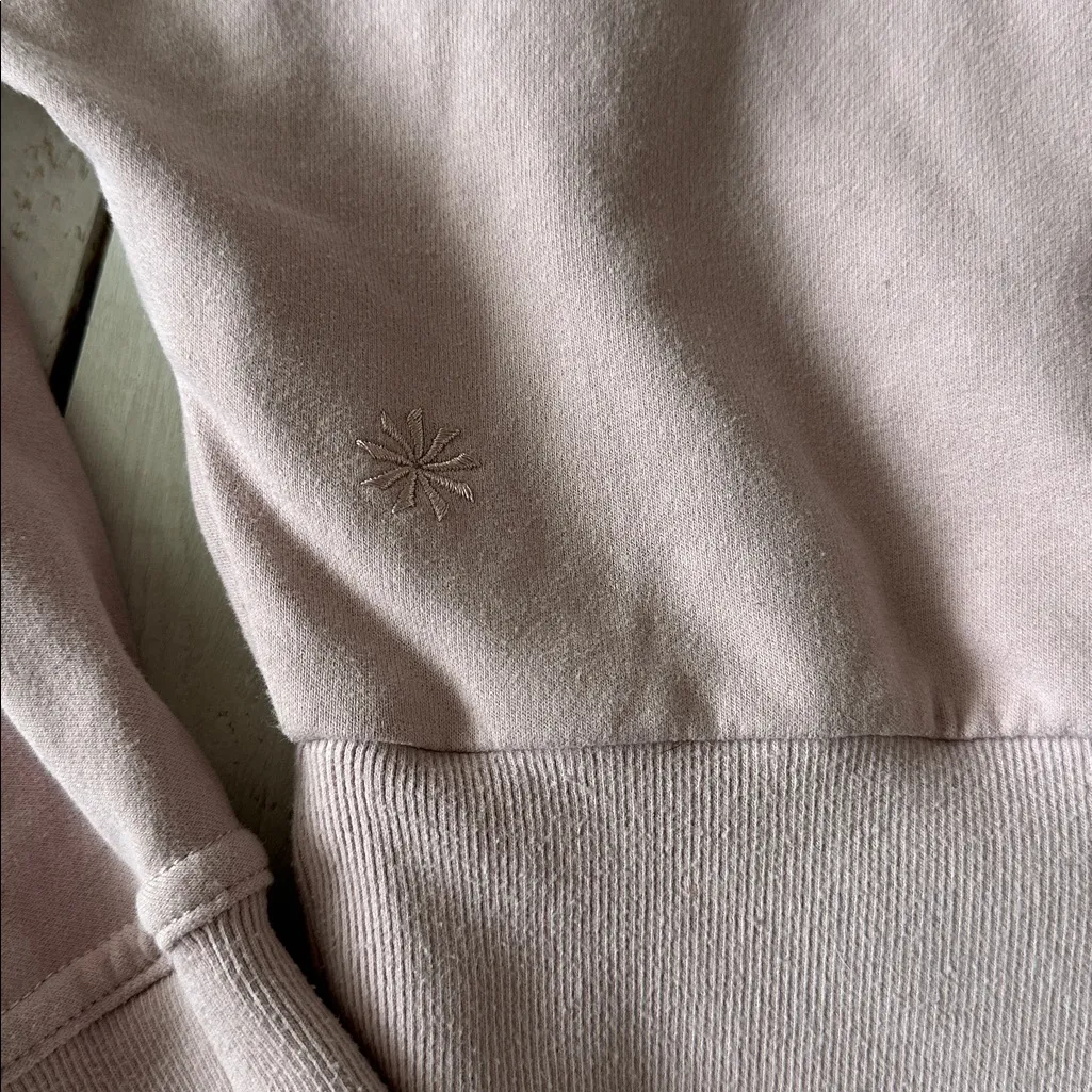 Athleta Retroterry Crewneck Pullover size M Pink - Image 4