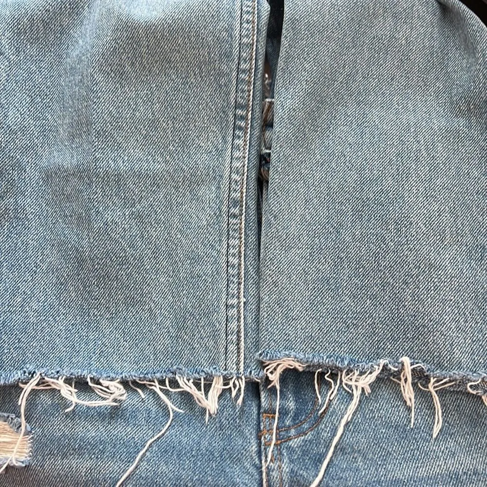 Reformation ‎ Julia High Rise Distressed Straight Leg Jeans size 29 - Image 7