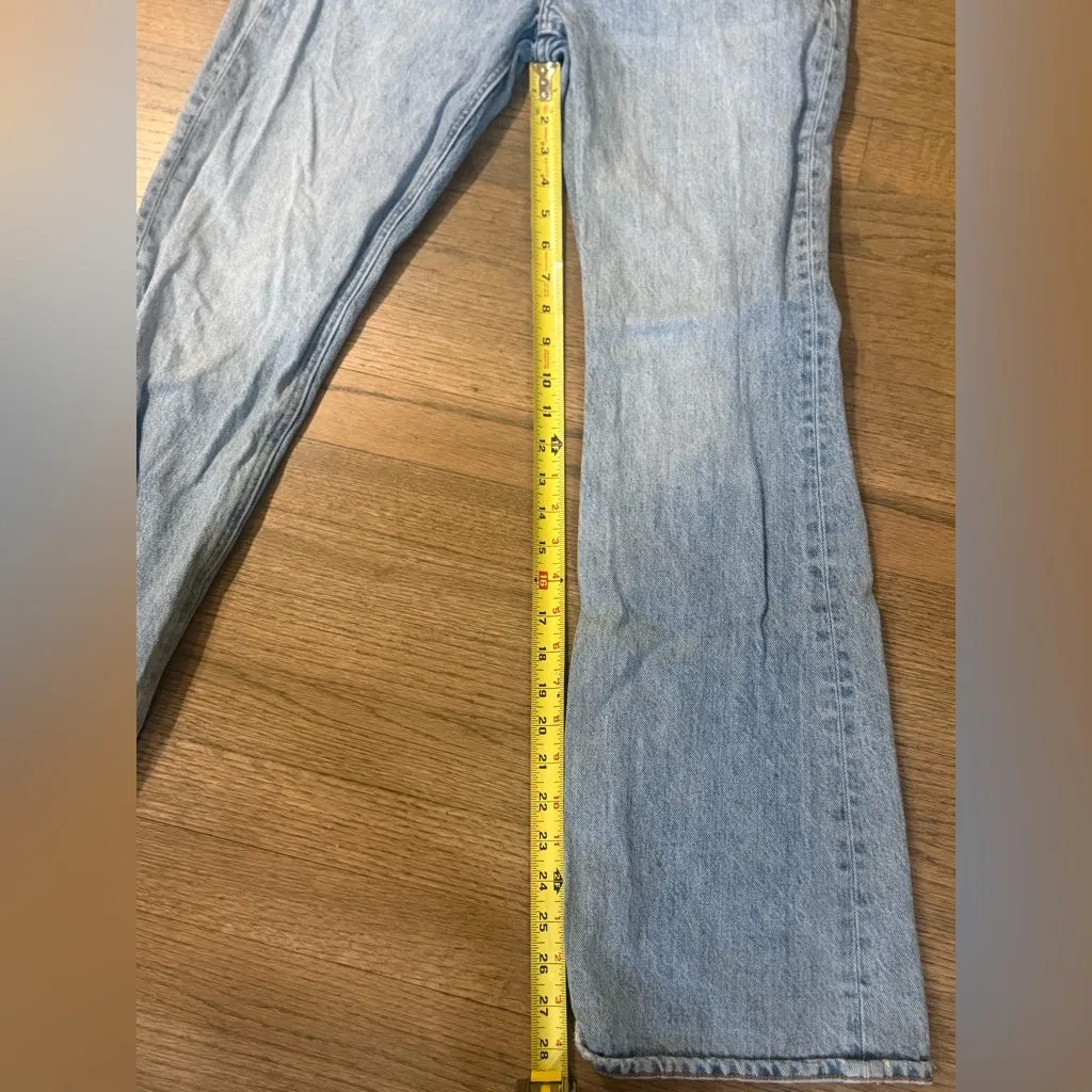 Denim Forum Light Blue The Marine Mid Loose Flare - Image 5