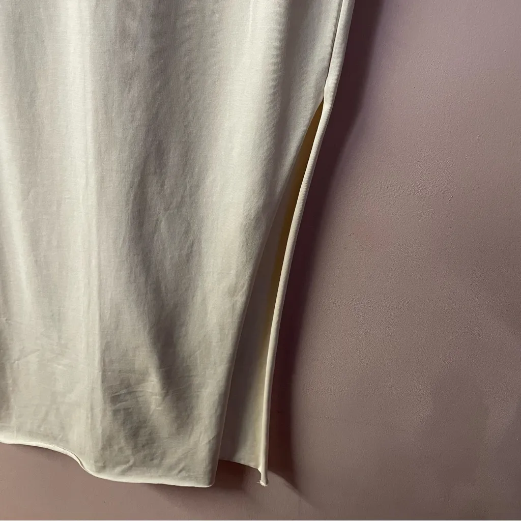 Naked Wardrobe Nude Bodycon Maxi Skirt Size XS EUC - Image 5