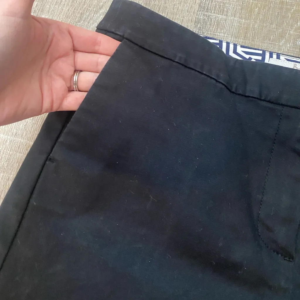 Boden Richmond Wide Leg Crop Pants Chinos Cropped Trousers Black Womens 8 Career - Image 7