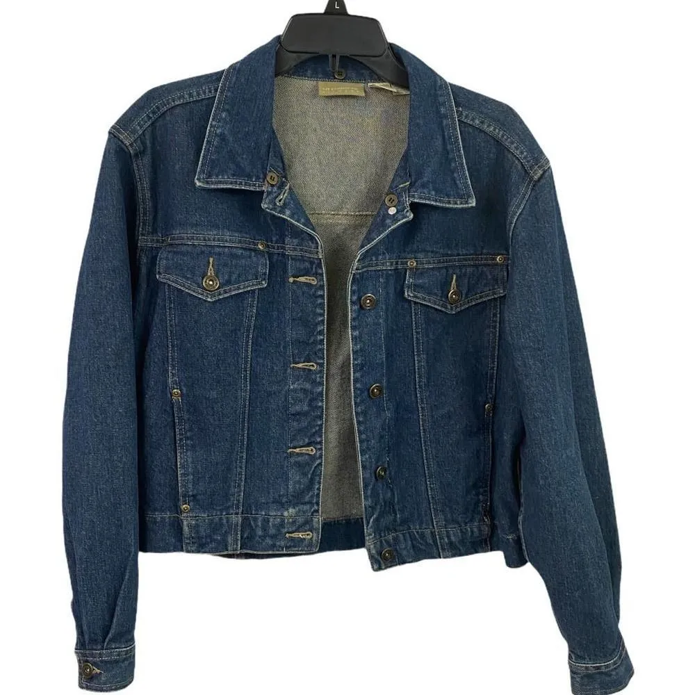 Liz Claiborne Jean Denim Jacket Size Medium - Image 2