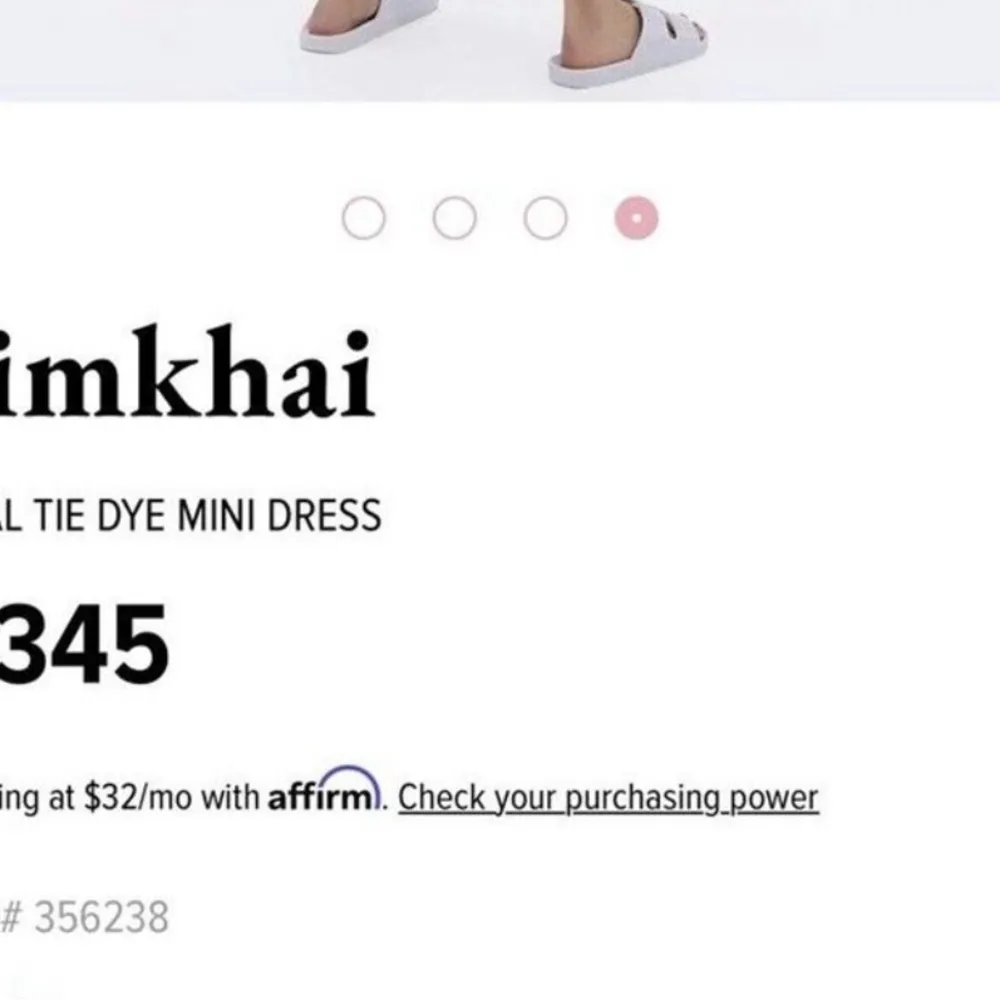 JONATHAN SIMKHAI Orange Gauze Opal Tie Dye Mini Dress Cover Up Size Small $345 - Image 4