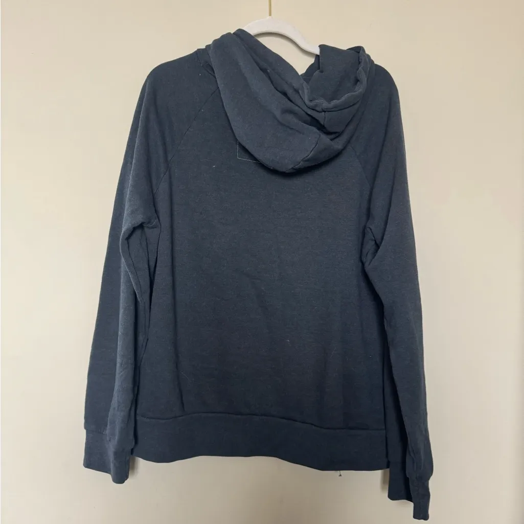 Aviator Nation Charcoal Hoodie with Colorful Logo - Image 2