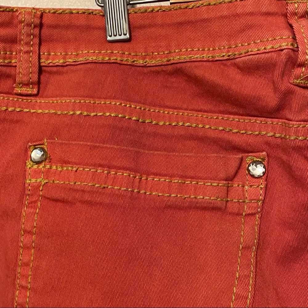 Love Nation Jean Shorts Coral Pink Size 14 #Apc0467U4‎ - Image 7