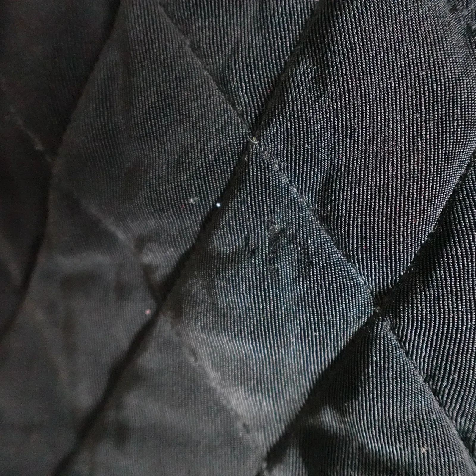 Chico's Travelers Vintage Black Diamond Quilted Vest Size 1 Medium - Image 9