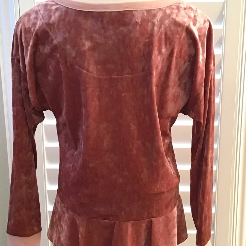 Betsey Johnson Crushed Velvet Sleep Top - Image 4