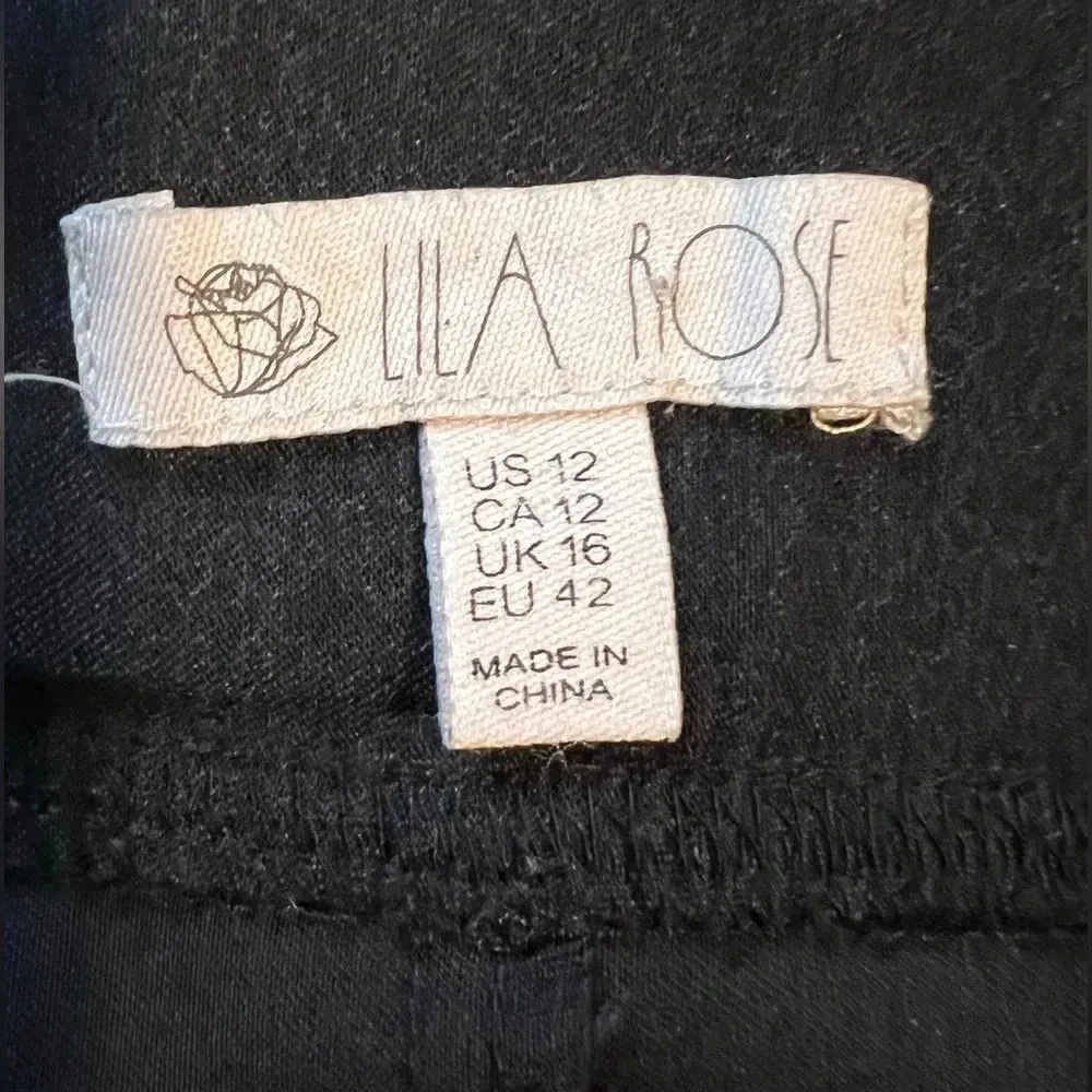 Lila Rose Black Skirt Size 12 - Image 3
