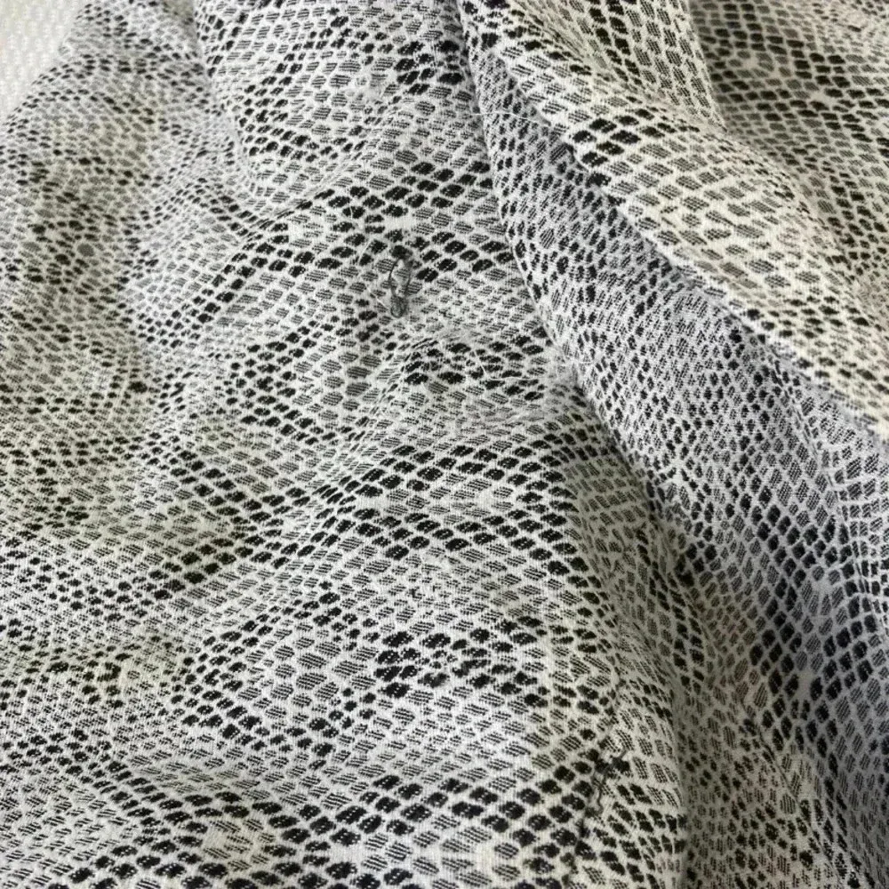 WAYF Marly Snake Print Coat Snake Jacquard Size L - Image 9