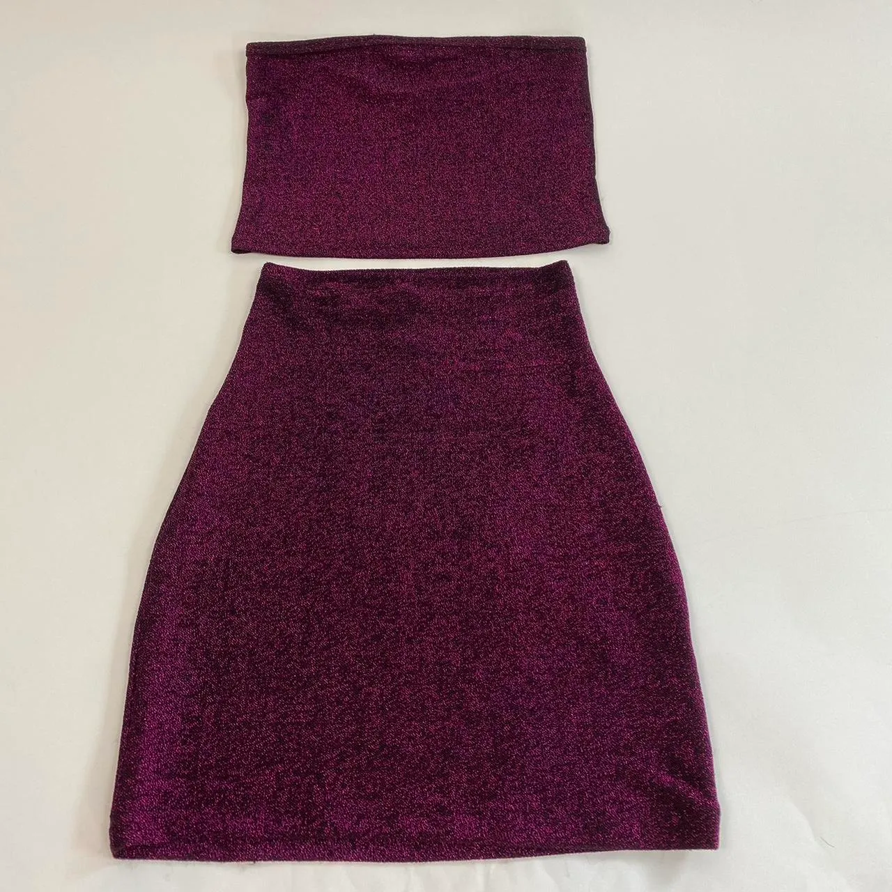 Motel  Purple Sparkly Set - Image 4