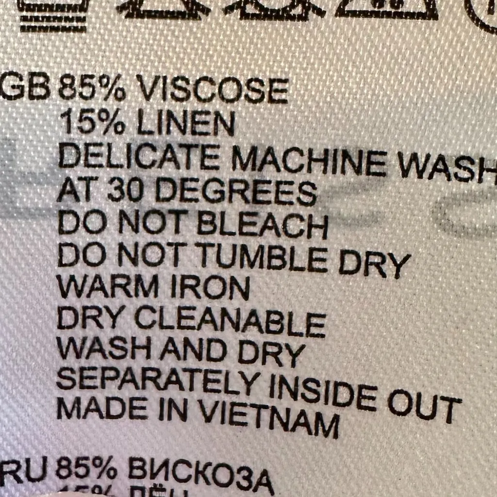 Reiss Emi Sleeveless V-Neck Linen Blend Blouse Top Shirt Size 10 Women's NWT - Image 11