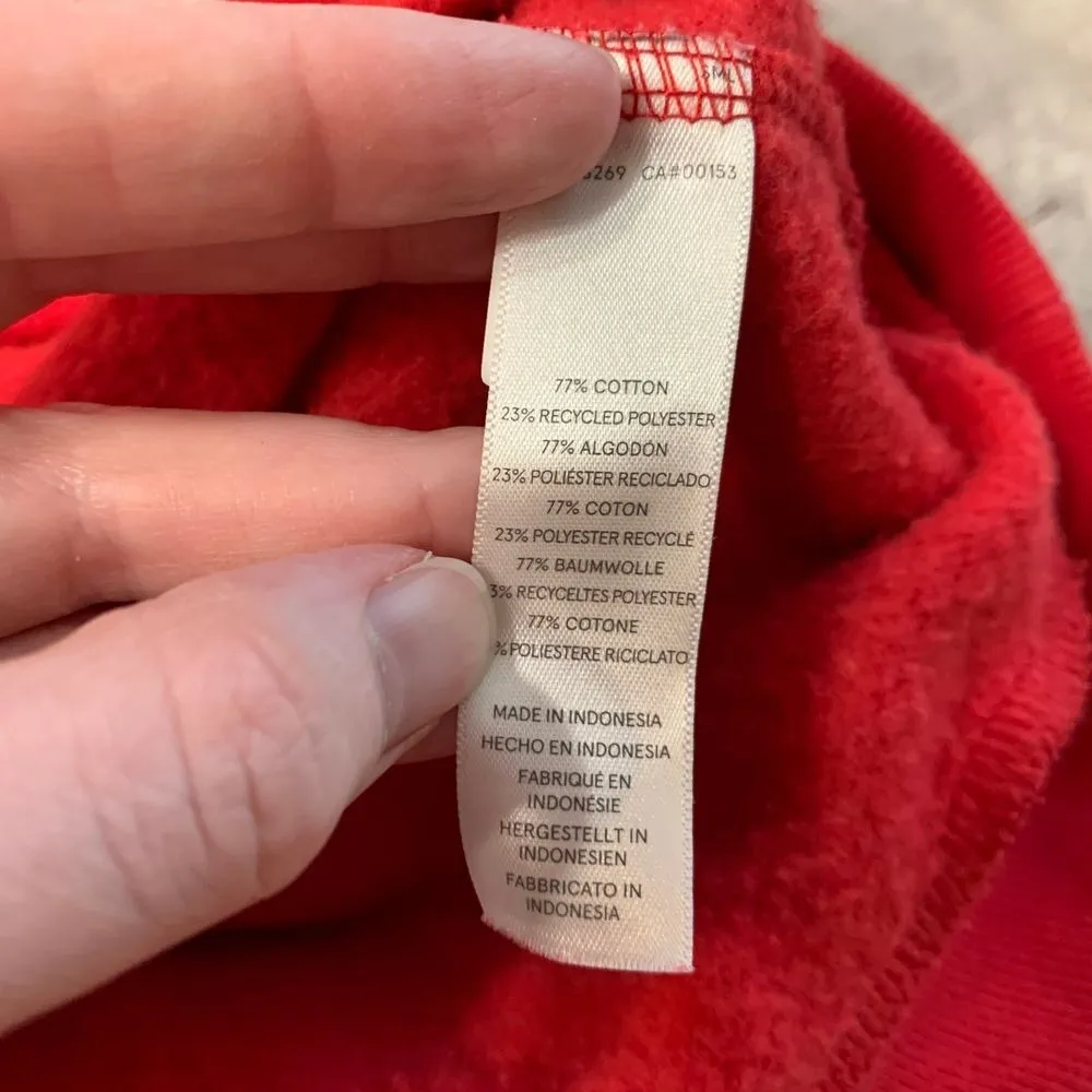 Alternative Apparel Sweatshirt Luce Line Orchard Graphic Pullover Red Women Smal - Image 6