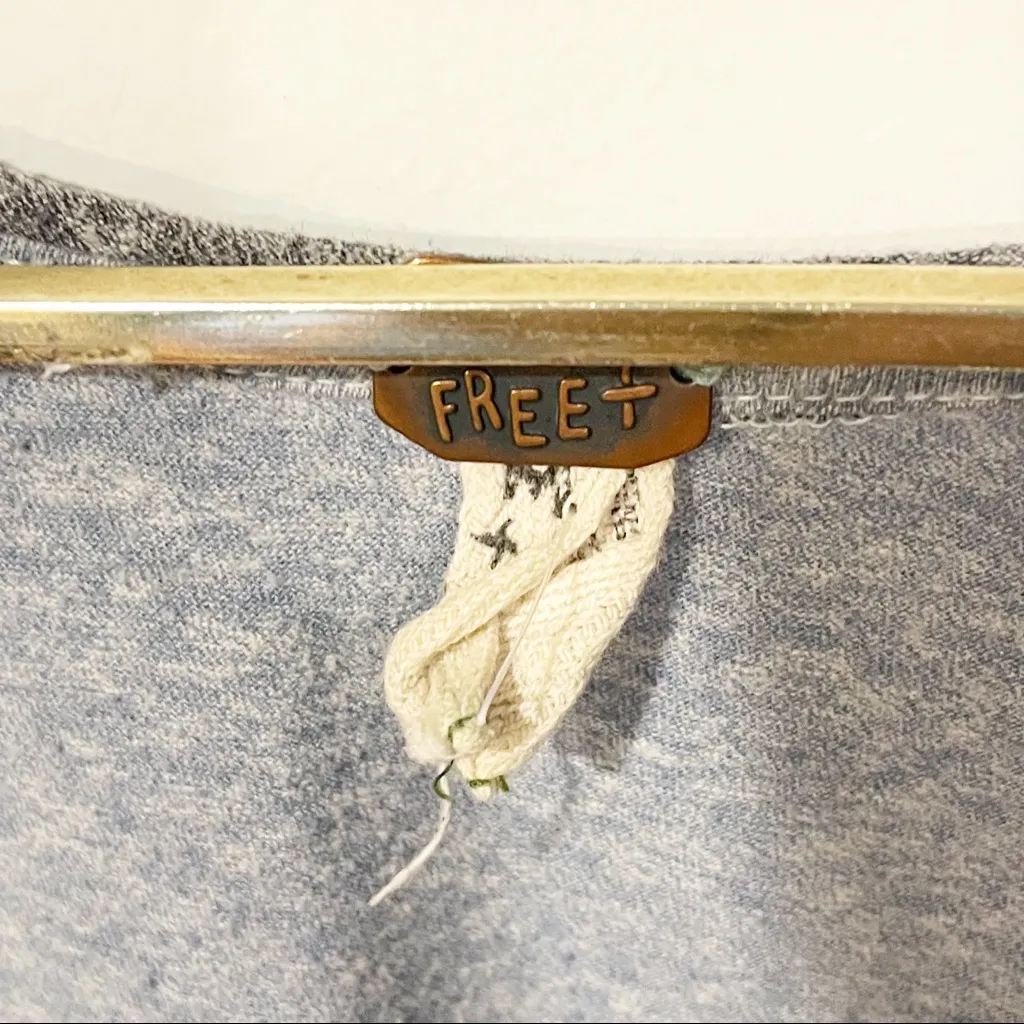 Free People Medium Blue‎ Cloud Nine Long Sleeve Flowy Loose Fitting Tee - Image 4