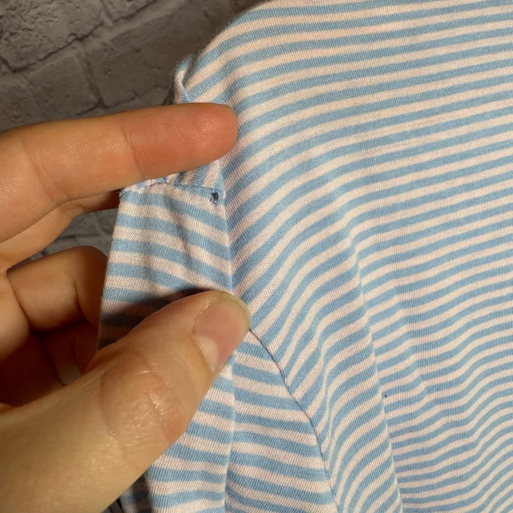 Renwick 3/4 Sleeve‎ Stripes pink & blue golf Polo Womens Size XLarge - Image 7